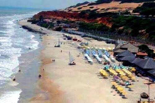 Praia Tabuba Do Morro Branco Suite 04 Pessoas 贝贝里比 外观 照片